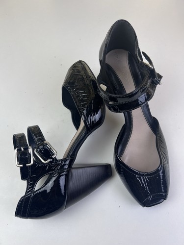 Clark uk6 peep toe black - clark’s,