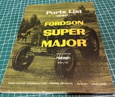 ORIGINAL PARTS BOOK FORDSON