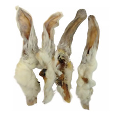 Rabbit Ears with Fur Dog Treat