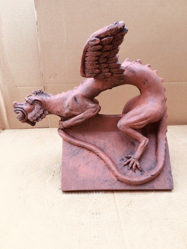 Dragon angled roof - dragon, tile
