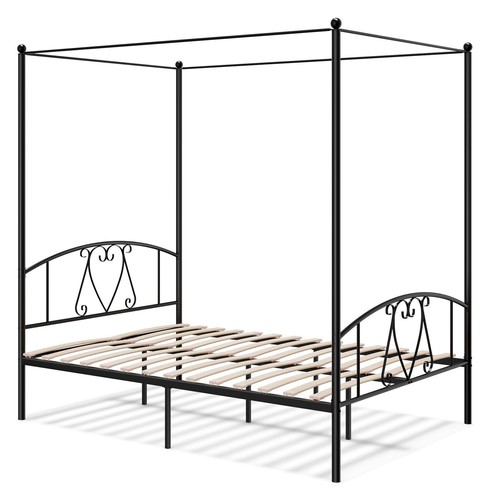 Double size metal canopy - metal, bed