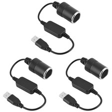 3X USB 5V to 12V Converter, Supply for Tachograph ,Lighter USB to Lighter1722