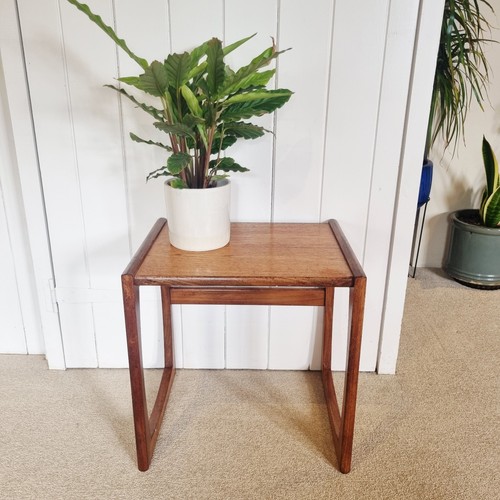 Plan teak quadrille - plan, side