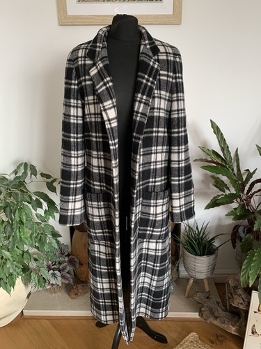 Zara soft wool - long, checked