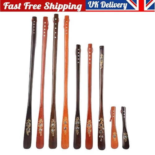 Wooden shoe horn extra long - horn,