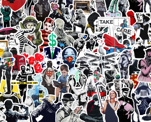 Street art sticker pack - sticker,