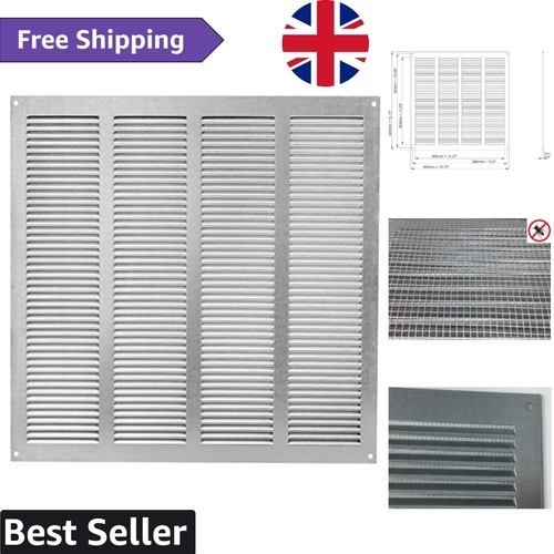 Robust 400mm galvanised vent - 400mm,