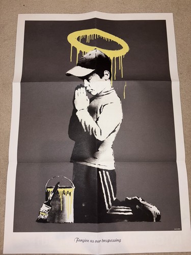 Banksy forgive our - banksy, us