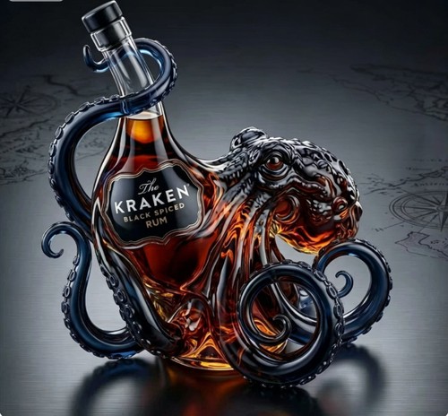 350ml the kraken spiced - the, rum