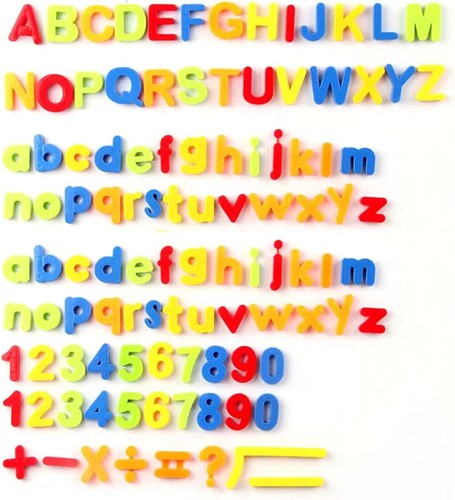 106 pcs magnetic letters - 106,