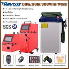 Raycus 1500W 2000W 3000W Handheld Fiber Laser Welder Cutting Cleaning Machine