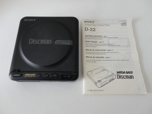 Sony discman vintage 22 - discman, d-22