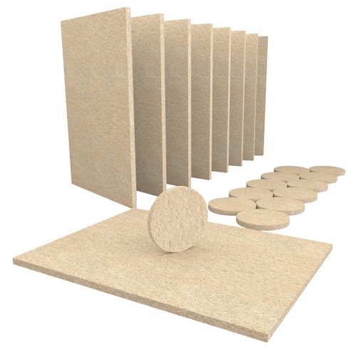 Piece beige furniture - 20, felt