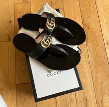 GUCCI marmont thong sandals
