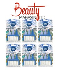 6 X Febreze 3Volution Plug In Refills Perfect Scents Air Freshener Mountain Air