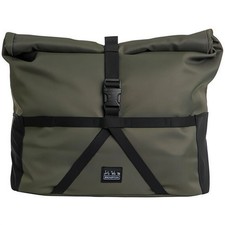 Brompton Borough Medium Roll Top Cycling Bag Green Bike Waterproof Hi Vis Padded
