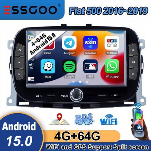 For fiat 500 2016 2019 - for, carplay
