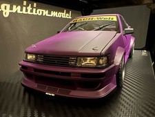 Ignition Model 1/18 RWB AE86 Matte Purple Toyota Corolla Levin IG2610