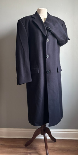 Mens wool coat trench - coat, 42