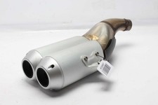 Twin Muffler Exhaust System Catalytic Converter Ducati Monster 1100 Evo 13-13