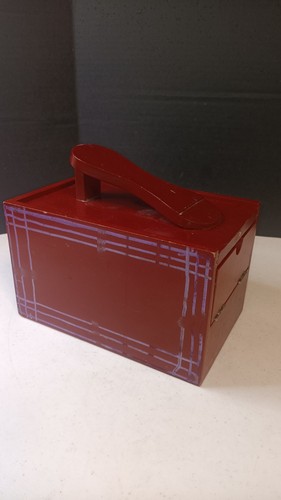 Shoe shine box with reversible - shine,