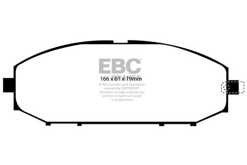 Ebc ultimax front brake - front, pad