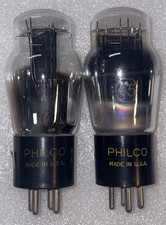 Pair Philco Type 45 Vacuum