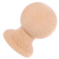  Wood Ball Finial - Staircase Bed Post Cap For Stairs Bedpost & Flagpole Toppers