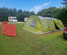 Vango Stargrove II 600XL Family Tent - Green With Groundsheet Protector & Carpet