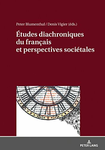 Etudes diachroniques - etudes, du