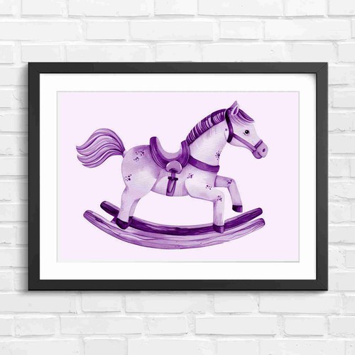 Whimsical vintage rocking - whimsical,