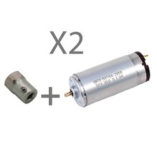 2x Electric Motor+Coupling for