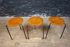 Set of 3 Mid Century Plywood