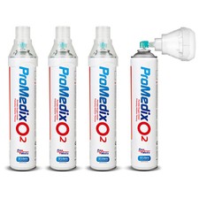 4x Portable Oxygen Inhaler 99.4% 12L Oxygen Inhaler Promedix