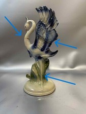 Jema Holland 501 266 Phoenix / Swan Ceramic Porcelain Collectible Figurine