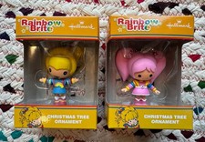 HALLMARK RAINBOW BRITE & TICKLED PINK CHRISTMAS TREE ORNAMENT NEW IN BOX