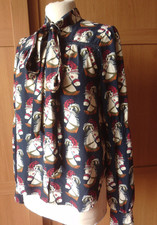 Carousel Horse print blouse /