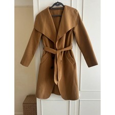 Lightweight Camel Wrap Coat