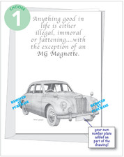 MG Magnette ZA personalised