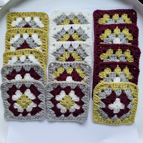 Handmade crochet granny - 15,