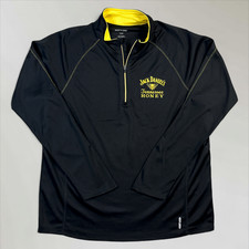 Jack Daniels Tennessee Honey Women's 1/4 Zip Black North End Active Top Size Lrg