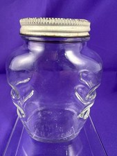 Vintage Brylcreem Clear Glass