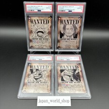 PSA 10 OP09 Wanted Card Complete set One Piece Card Emperors In The New World