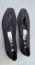 Vintage M&S Navy Polka Dot