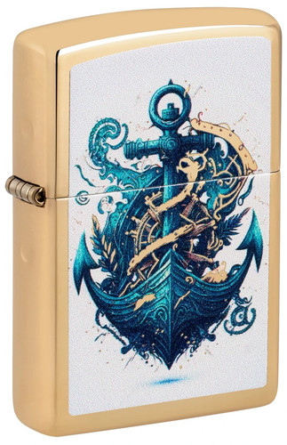Zippo lighter ship anchor - zippo, high