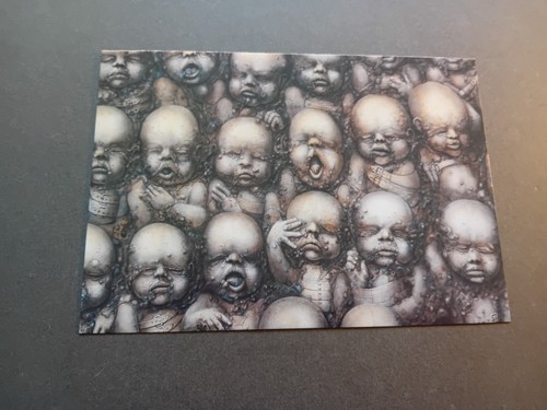 Giger art postcard - h, postcard,
