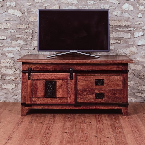 Solid mango wood stand - solid,