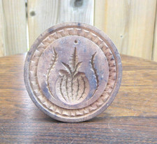 Antique Wood Butter Press