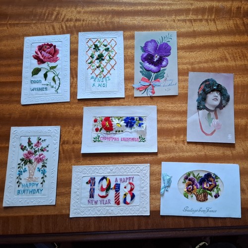 Job lot ww1 mainly silk - ww1,