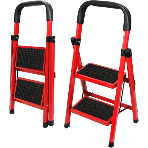 Folding step ladder iron - step,